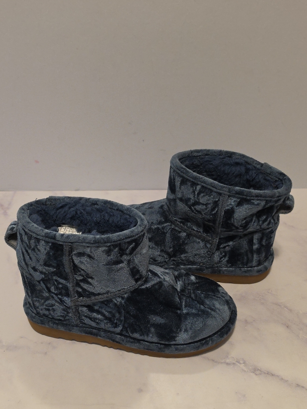 UGG Kids Plush Winter Boot - Blue